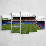 Crystal Palace Stadium Canvas Prints Selhurst Park Stadium Wall Art,Multi Panels,Sport Stadium Art Prints, Fan Gift