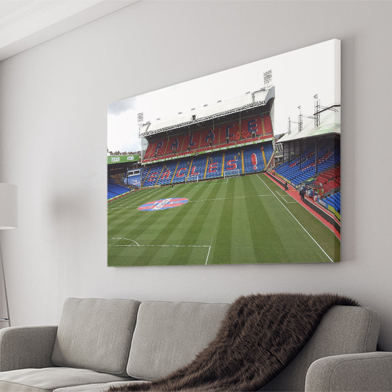 Crystal Palace Stadium Canvas Prints Selhurst Park Stadium Wall Art,Sport Stadium Art Prints, Fan Gift, Wall Decor