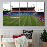 Crystal Palace Stadium Canvas Prints Selhurst Park Stadium Wall Art,Multi Panels B,Sport Stadium Art Prints, Fan Gift
