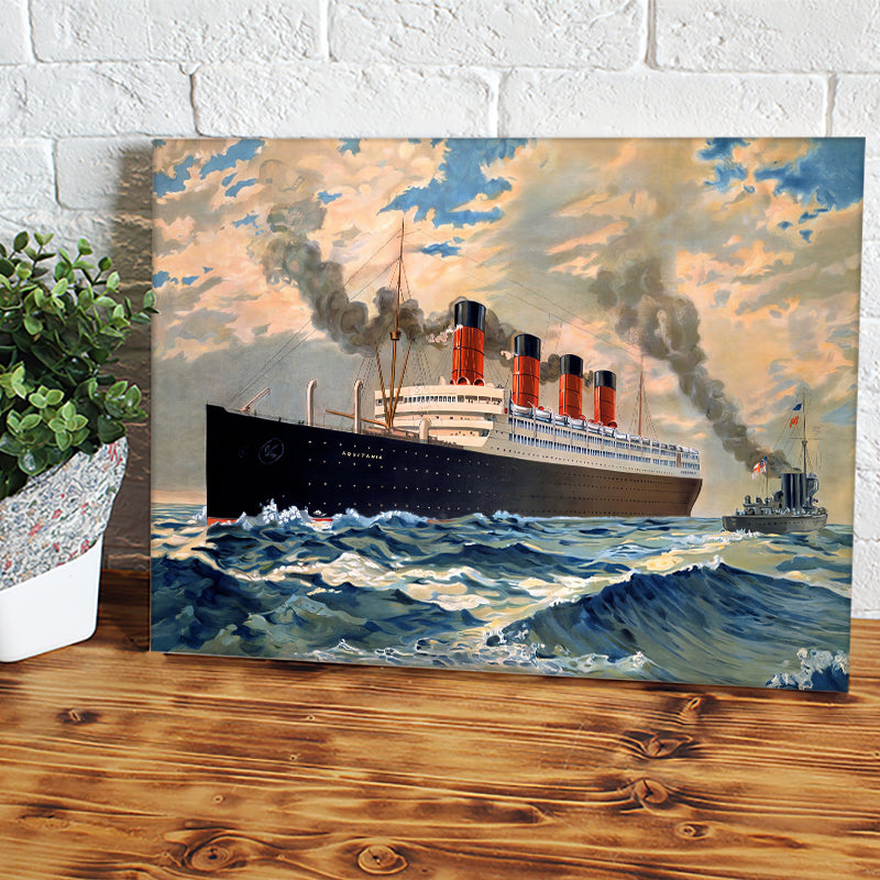 poster vintage del Titanic