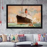 Clipper 2 Framed Canvas Prints Wall Art - Painting Canvas, Wall Decor, For Sale