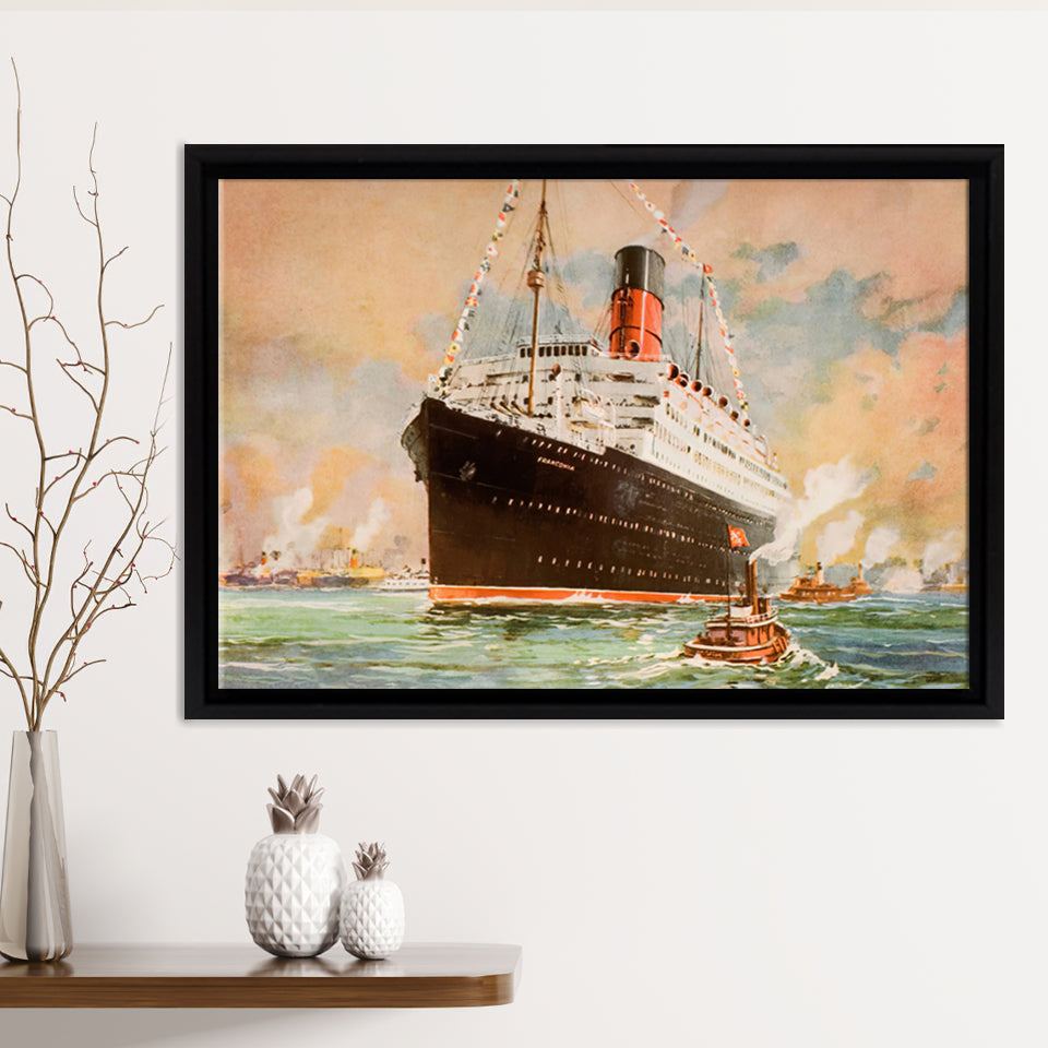 Clipper 2 Framed Canvas Prints Wall Art - Painting Canvas, Wall Decor, For Sale
