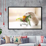 Cute Guinea Pig Framed Art Prints Wall Decor - Painting Prints, Wall Art, Framed Picture, Black Frame