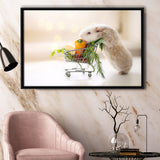 Cute Guinea Pig Framed Canvas Prints Wall Art - Painting Canvas, Wall Decor, Canvas Art, Floating Frame