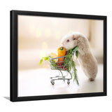 Cute Guinea Pig Framed Art Prints Wall Decor - Painting Prints, Wall Art, Framed Picture, Black Frame