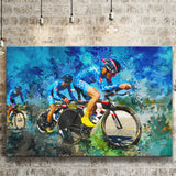 Cycling Canvas Prints Wall Art Decor - Painting Canvas, Art Print, Home Decor, Ready to Hang
