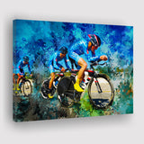 Cycling Canvas Prints Wall Art Decor - Painting Canvas, Art Print, Home Decor, Ready to Hang