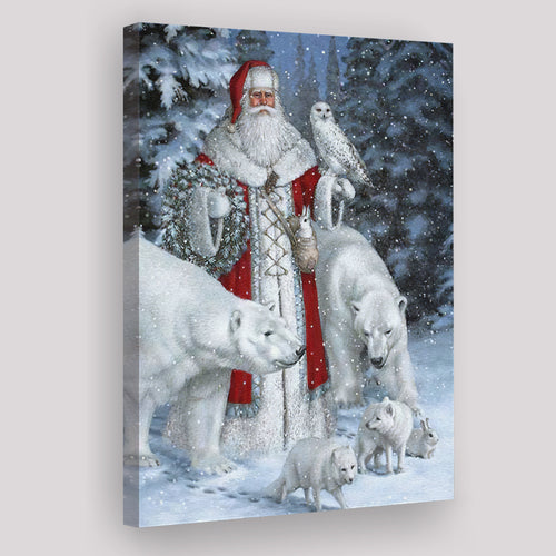 DIY Diamond Painting Santa Claus Canvas Xmas Prints Wall Art - Painting Canvas, Home Wall Decor, Canvas Gift, Prints for Sale