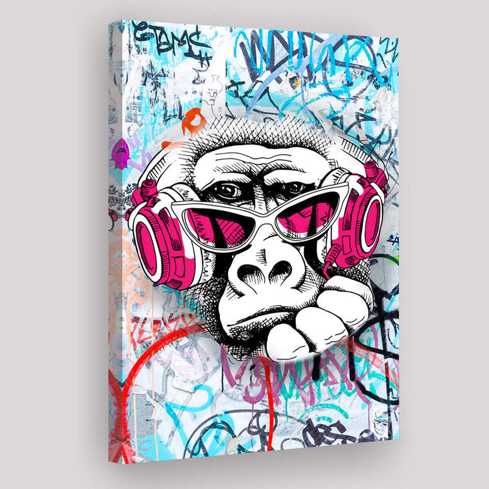 Abstract Funky Monkey - Paint by Numbers