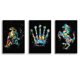 Dream Trilogy - 3 Piece Set Set of 3 Piece Canvas Prints Wall Art Decor