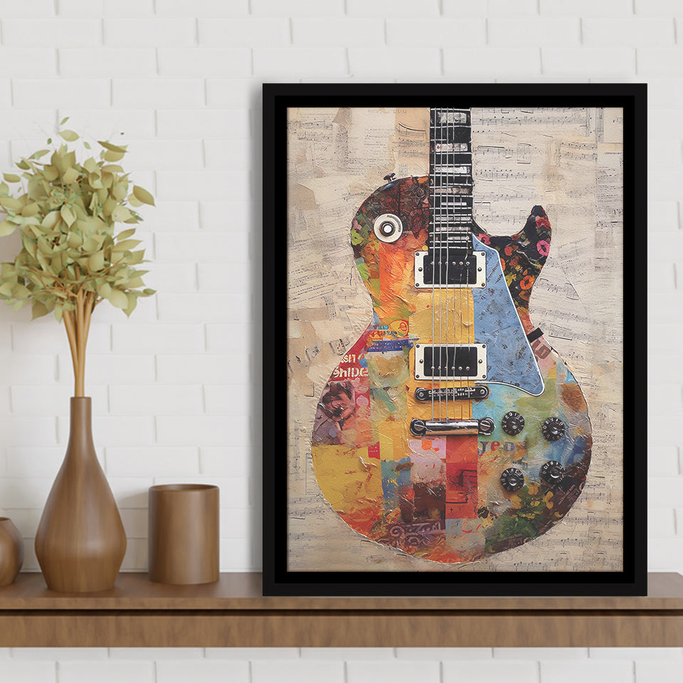 Psychedelic Strat Guitar Wall Art From Carmedon Guitar Products - Etsy