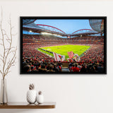 Da Luz Estadio, Stadium Canvas, Sport Art, Gift for him, Framed Canvas Prints Wall Art Decor, Framed Picture