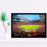 Da Luz Estadio, Stadium Canvas, Sport Art, Gift for him, Framed Art Prints Wall Art Decor, Framed Picture