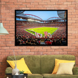 Da Luz Estadio, Stadium Canvas, Sport Art, Gift for him, Framed Art Prints Wall Art Decor, Framed Picture