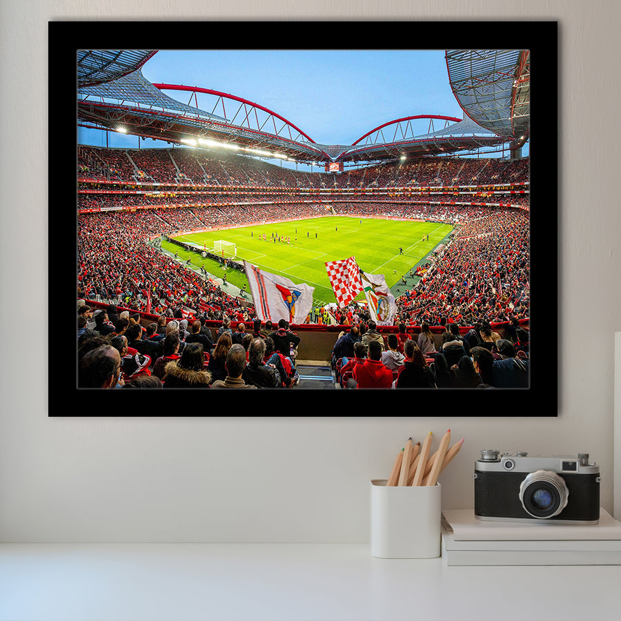 Da Luz Estadio, Stadium Canvas, Sport Art, Gift for him, Framed Art Prints Wall Art Decor, Framed Picture