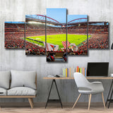 Da Luz Estadio, Stadium Canvas, Sport Art, Large Canvas, Multi Panels, Canvas Prints Wall Art Decor