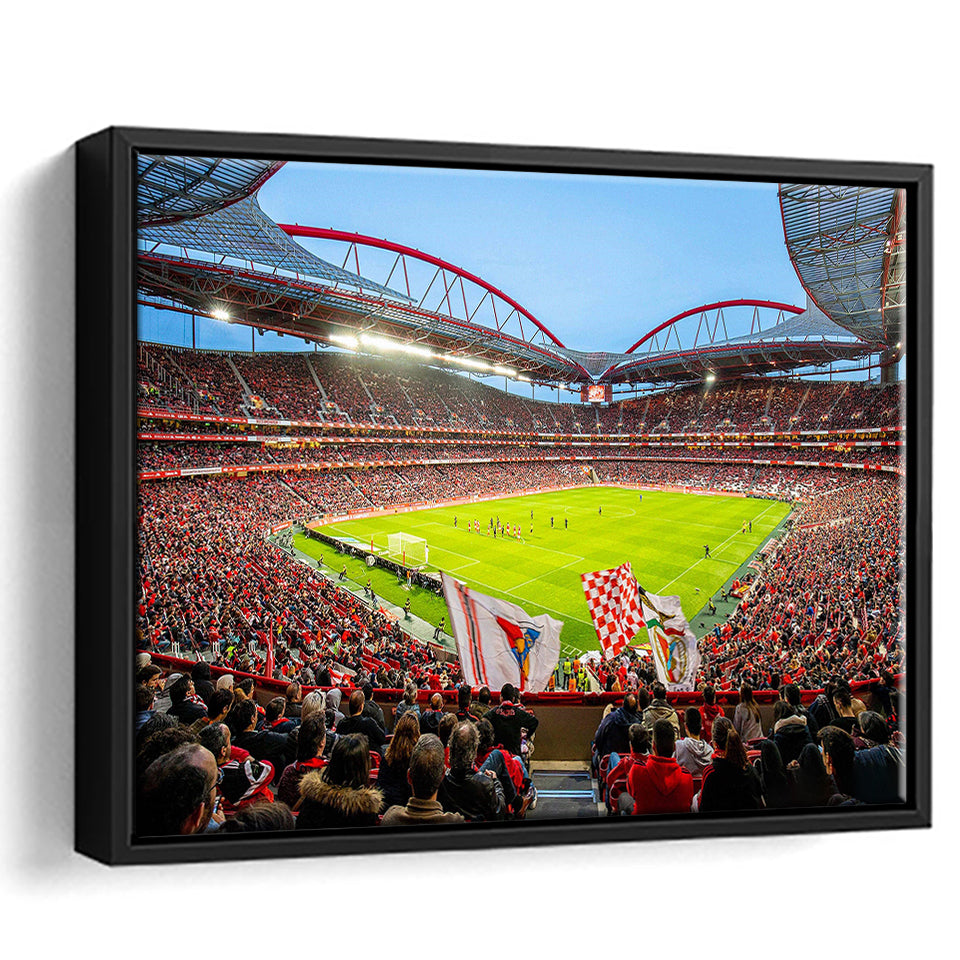 Da Luz Estadio, Stadium Canvas, Sport Art, Gift for him, Framed Canvas Prints Wall Art Decor, Framed Picture