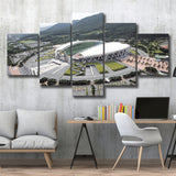 Daegu Stadium Aerial View, Stadium Canvas, Sport Art, Large Canvas, Multi Panels, Canvas Prints Wall Art Decor
