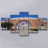 Dallas Mavericks Stadium Canvas Prints American Airlines Center Wall Art,Multi Panels,Sport Stadium Art Prints, Fan Gift