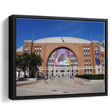Dallas Mavericks Stadium Framed Canvas Prints American Airlines Center Wall Art,Sport Stadium Art Prints, Fan Gift