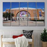 Dallas Mavericks Stadium Canvas Prints American Airlines Center Wall Art,Multi Panels B,Sport Stadium Art Prints, Fan Gift