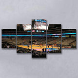 Dallas Mavericks Wall Art American Airlines Center Stadium Canvas Prints,Multi Panels,Sport Stadium Art Prints, Fan Gift