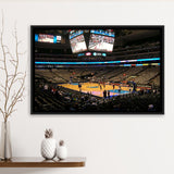 Dallas Mavericks Wall Art American Airlines Center Stadium Framed Canvas Prints,Sport Stadium Art Prints, Fan Gift