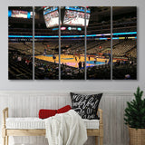 Dallas Mavericks Wall Art American Airlines Center Stadium Canvas Prints,Multi Panels B,Sport Stadium Art Prints, Fan Gift