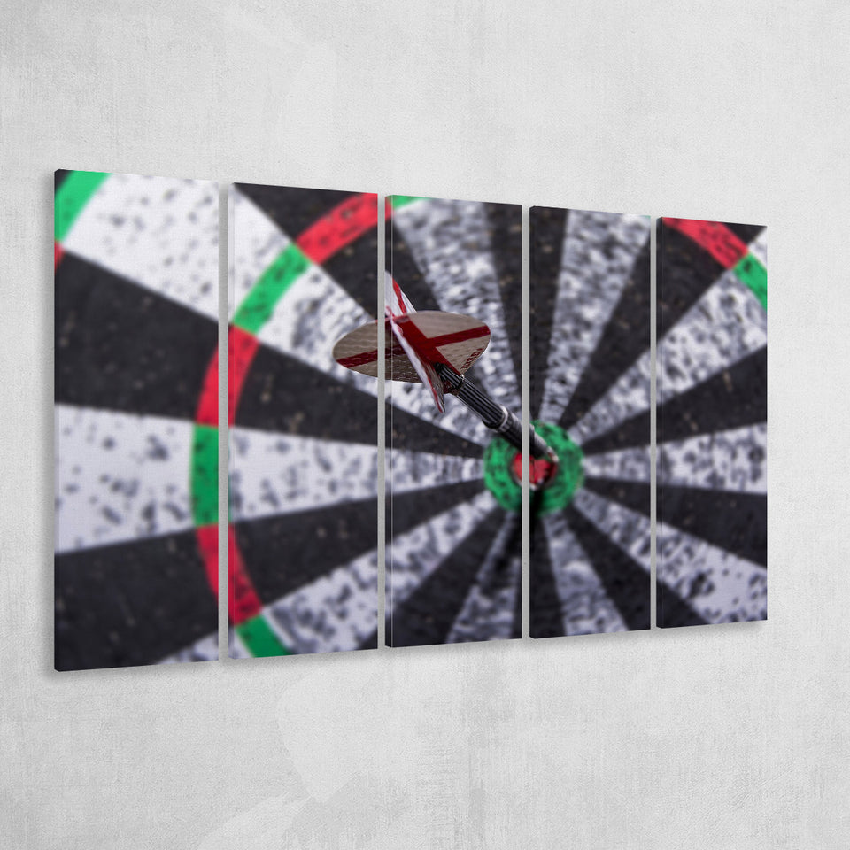 Darts, Darts 5 Panels B,Large Canvas,Canvas Prints Wall Art Home Decor