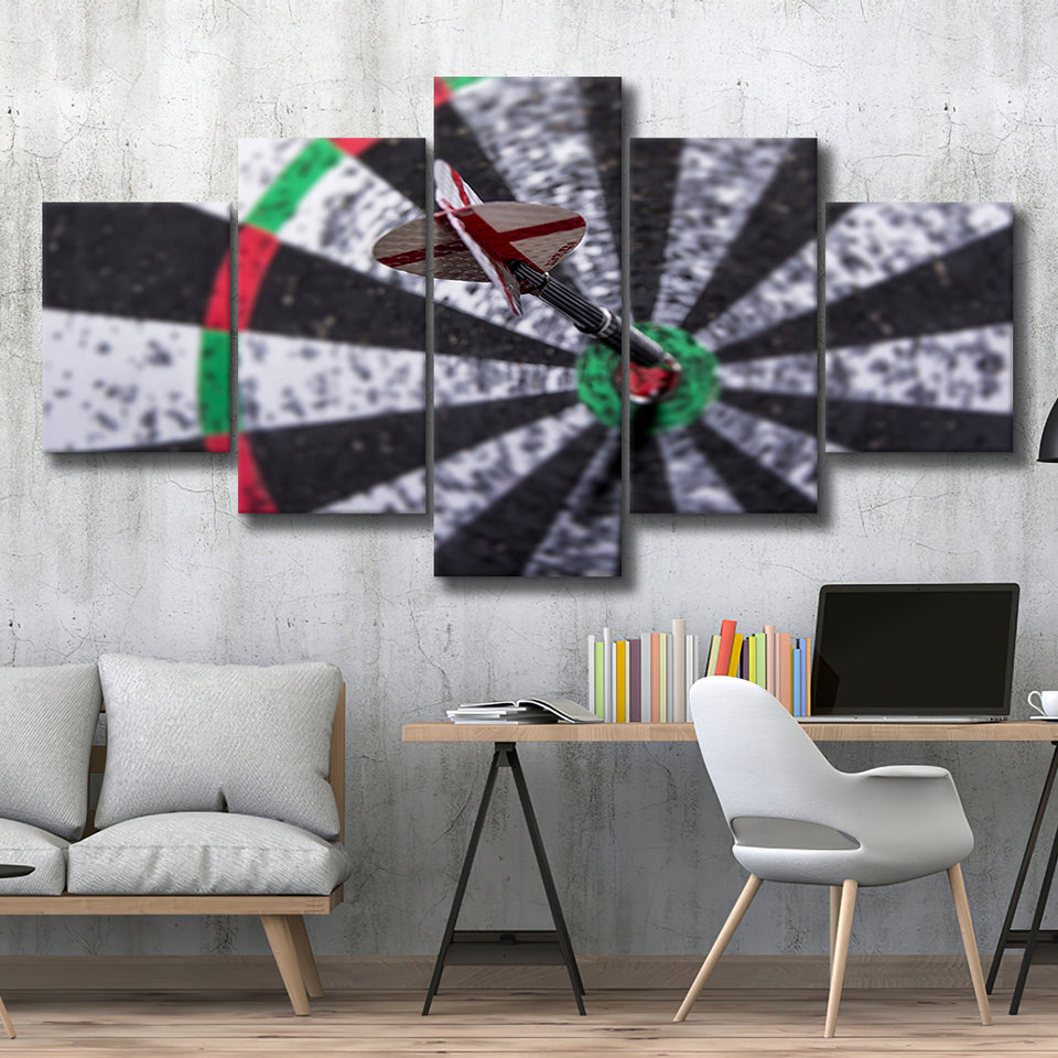 Darts, Darts Multi Panels,Canvas Prints Wall Art Home Decor
