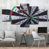 Darts, Darts Multi Panels,Canvas Prints Wall Art Home Decor