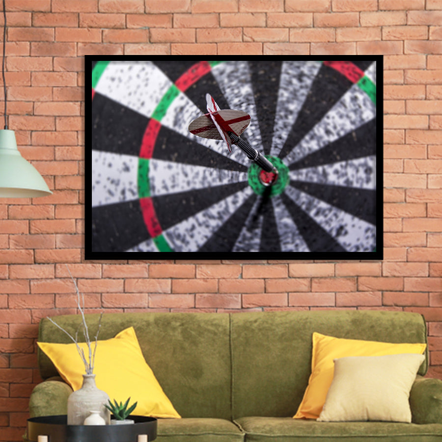 Darts, Darts Framed Art Prints Wall Art Decor,Black Frame, Ready to hang