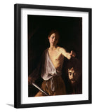 David With The Head Of Goliath By Michelangelo Merisi De Caravaggio-Canvas Art,Art Print,Framed Art,Plexiglass cover