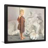 Davids First Goliath Framed Art Print Wall Decor - Painting Art, Framed Picture, Home Decor