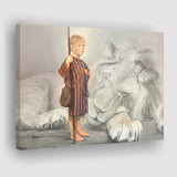 Davids First Goliath Canvas Prints Wall Art - Painting Canvas,Wall Decor,Art Print,Home Decor