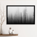 Dead Forest Canvas , Gothic Theme Framed Canvas Prints Wall Art, Floating Frame, Large Canvas Home Decor