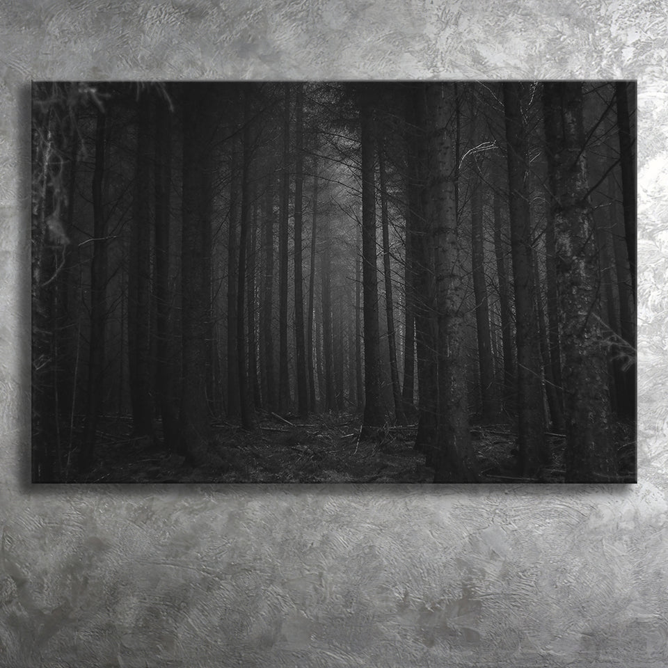 Dead Forest Decor , Gothic Room,Gothic Theme Canvas Art Canvas Prints Wall Art, Home Living Room Decor, Large Canvas