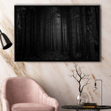 Dead Forest Decor , Gothic Room,Gothic Theme Canvas Art Framed Canvas Prints Wall Art, Floating Frame, Large Canvas Home Decor