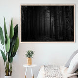 Dead Forest Decor , Gothic Room,Gothic Theme Canvas Art Framed Canvas Prints Wall Art, Floating Frame, Large Canvas Home Decor