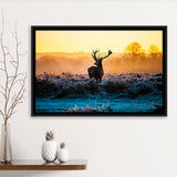 Deer Wall  Art Framed Canvas Prints Wall Art Decor, Framed Picture, Floating Frame