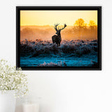 Deer Wall  Art Framed Canvas Prints Wall Art Decor, Framed Picture, Floating Frame