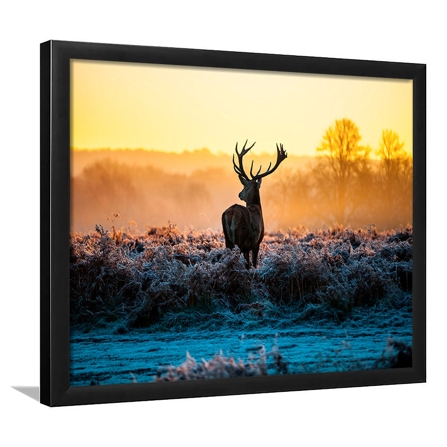 Deer Wall  Art Framed Art Prints Wall Art Decor, Framed Picture, Home Decor