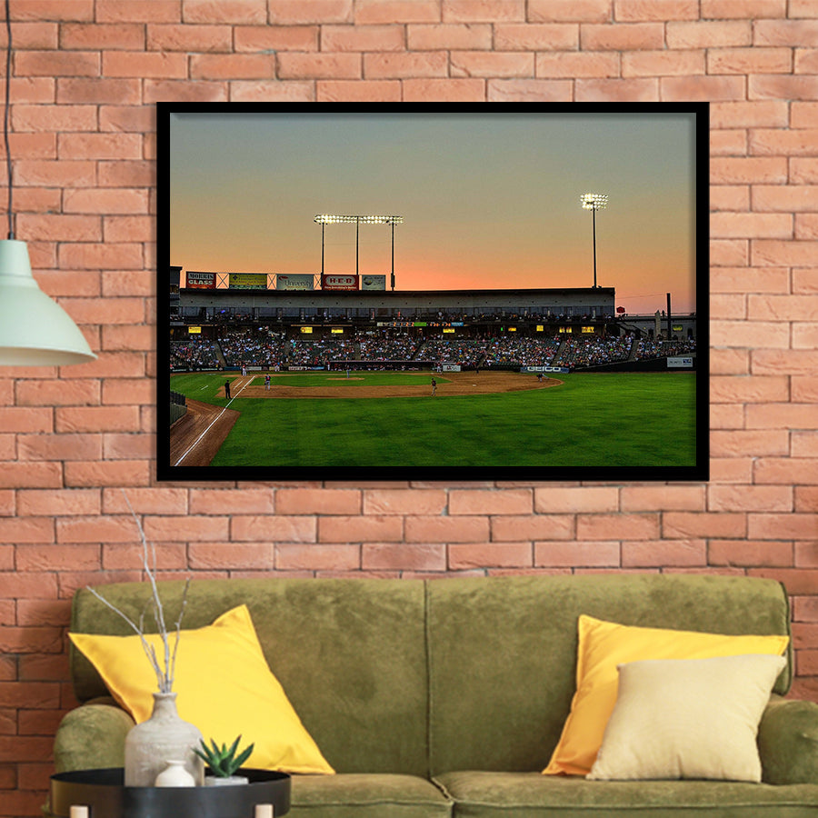 Dell Daimond Wall Art Round Rock Express Stadium Art Prints,Sport Stadium Art Prints, Fan Gift, Wall Decor