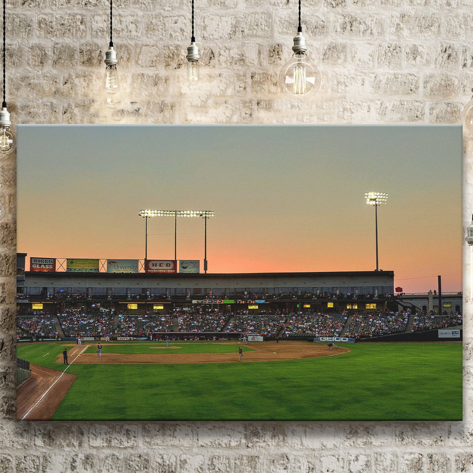 Dell Daimond Wall Art Round Rock Express Stadium Canvas Prints,Sport Stadium Art Prints, Fan Gift, Wall Decor