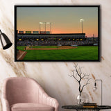 Dell Daimond Wall Art Round Rock Express Stadium Framed Canvas Prints,Sport Stadium Art Prints, Fan Gift