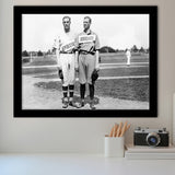 Democrats Vs Republicans Black And White Print, Political Baseball Framed Art Prints, Wall Art,Home Decor,Framed Picture