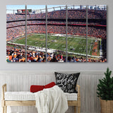 Denver Broncos Stadium Canvas Prints Empower Field At Mile High,Multi Panels B,Sport Stadium Art Prints, Fan Gift