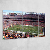 Denver Broncos Stadium Canvas Prints Empower Field At Mile High,Multi Panels B,Sport Stadium Art Prints, Fan Gift