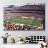 Denver Broncos Stadium Canvas Prints Empower Field At Mile High,Sport Stadium Art Prints, Fan Gift, Wall Decor