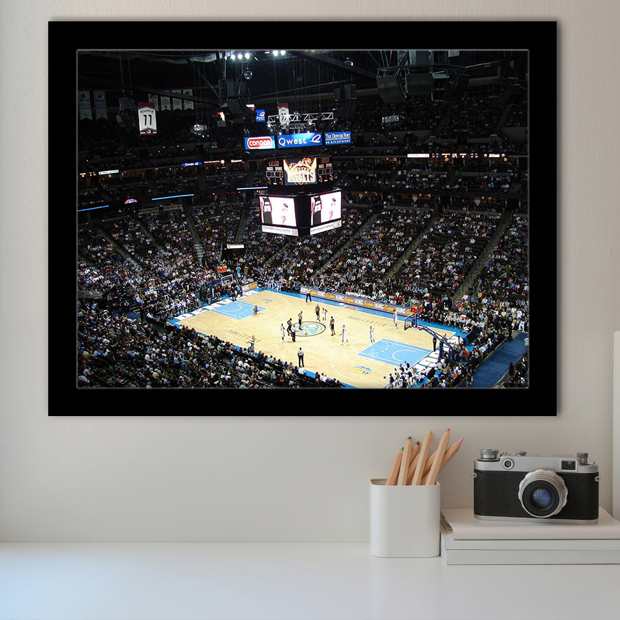 Denver Nuggets Stadium Art Prints Pepsi Center Wall Art Basketball,Sport Stadium Art Prints, Fan Gift, Wall Decor